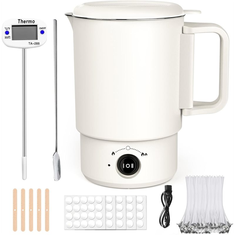 Candle Making Supplies Uk - A47U Elektrikli Balmumu Eritme Potası Seti