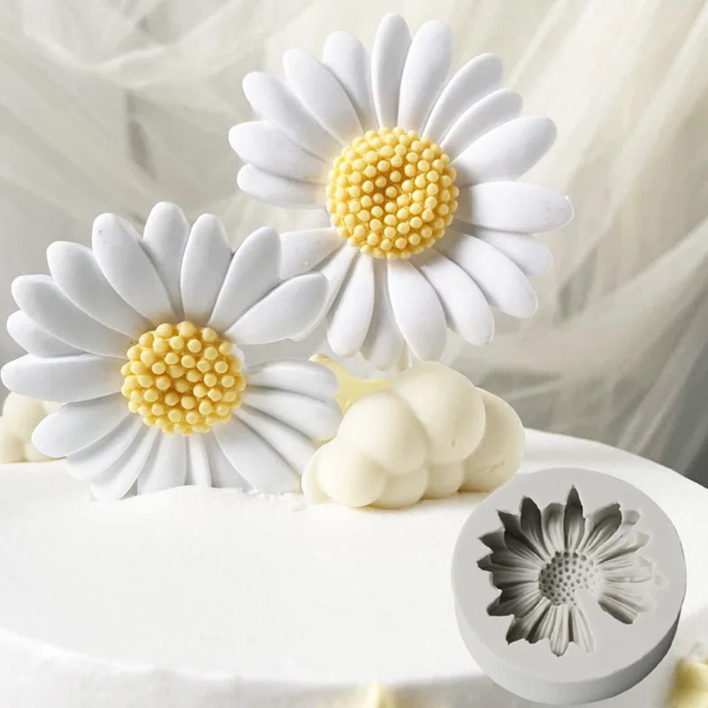 Candle Making Supplies Online - 3D Papatya Çiçek Kalıp Güneş Çiçek