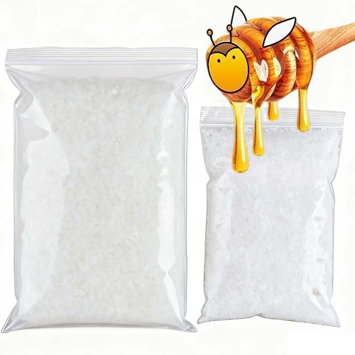 Candle Making Supplies Online - 200g-1000g Beyaz Balmumu Saf Doğal Granül
