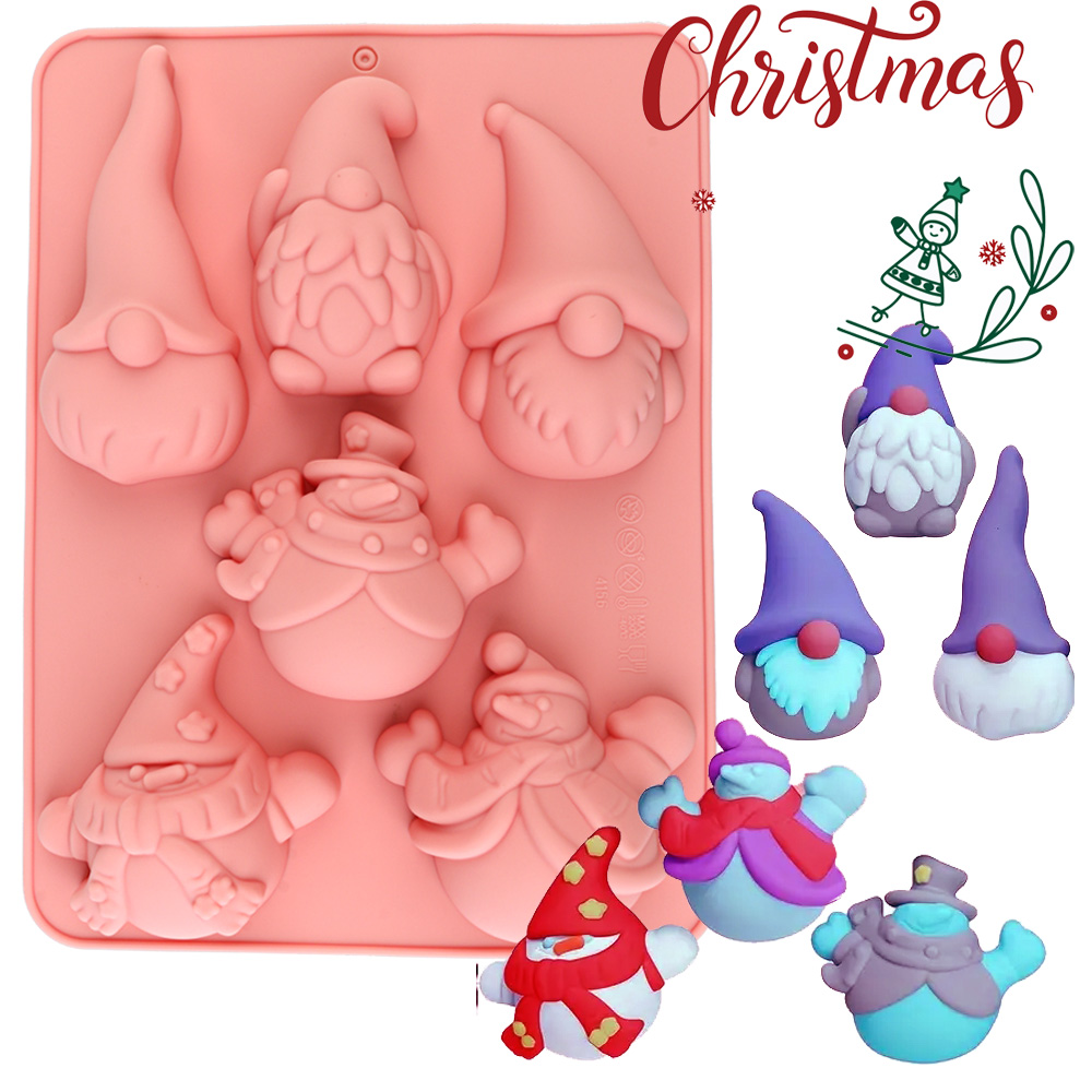 6 Bölmeli Noel Gnome Kek Çikol - Candle Making Supplies Online incelemesi ve fiyatı