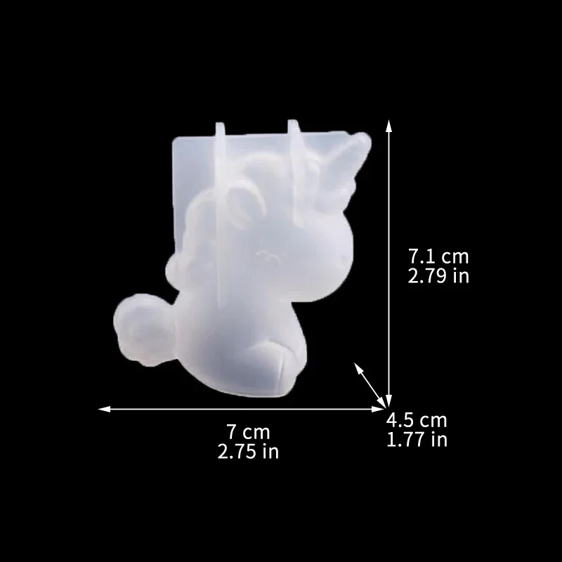 3D Geometrik Silikon Unicorn K - Candle Making Supplies Online incelemesi ve fiyatı