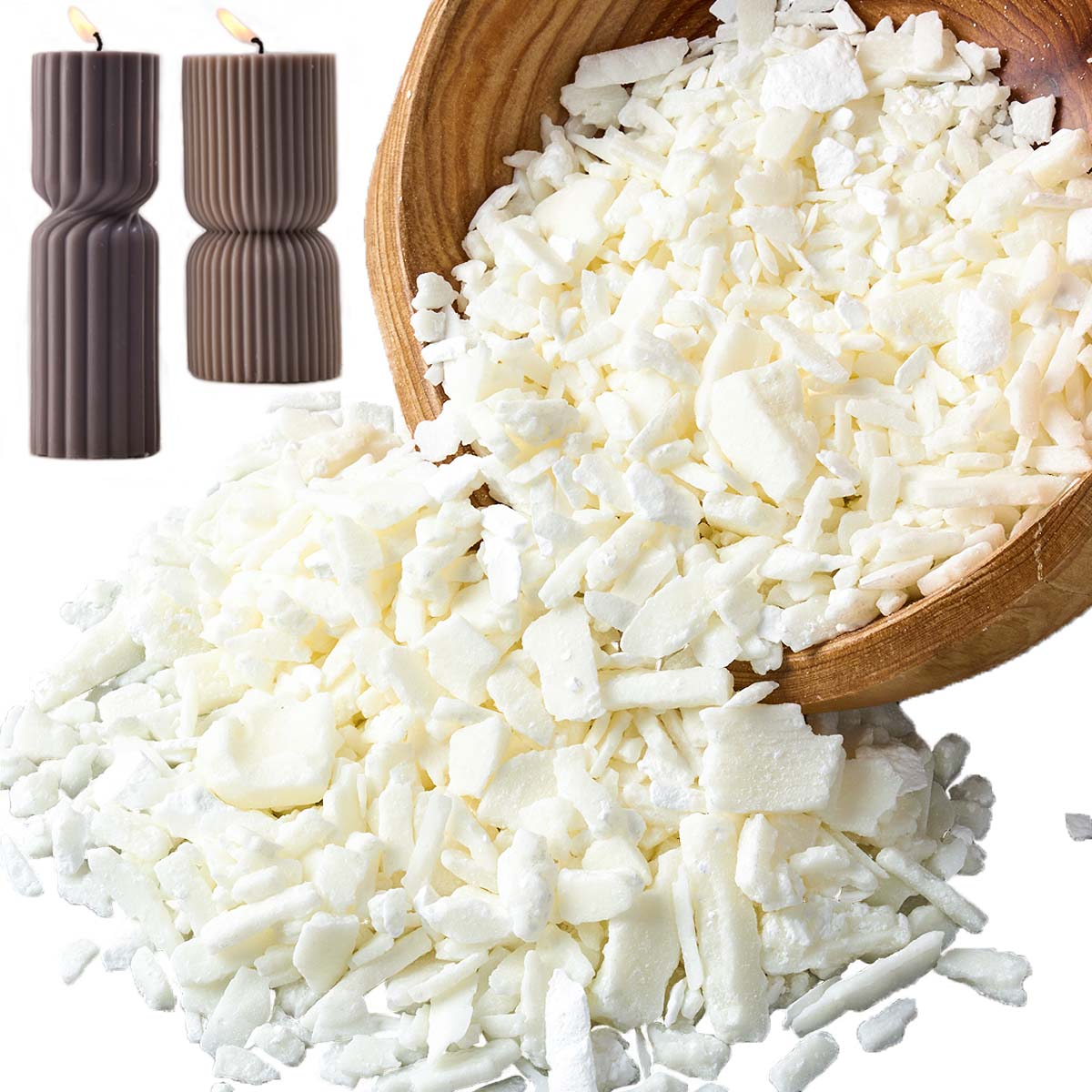 1 Pound Saf Beyaz Soya Balmumu - Candle Making Supplies Online incelemesi ve fiyatı