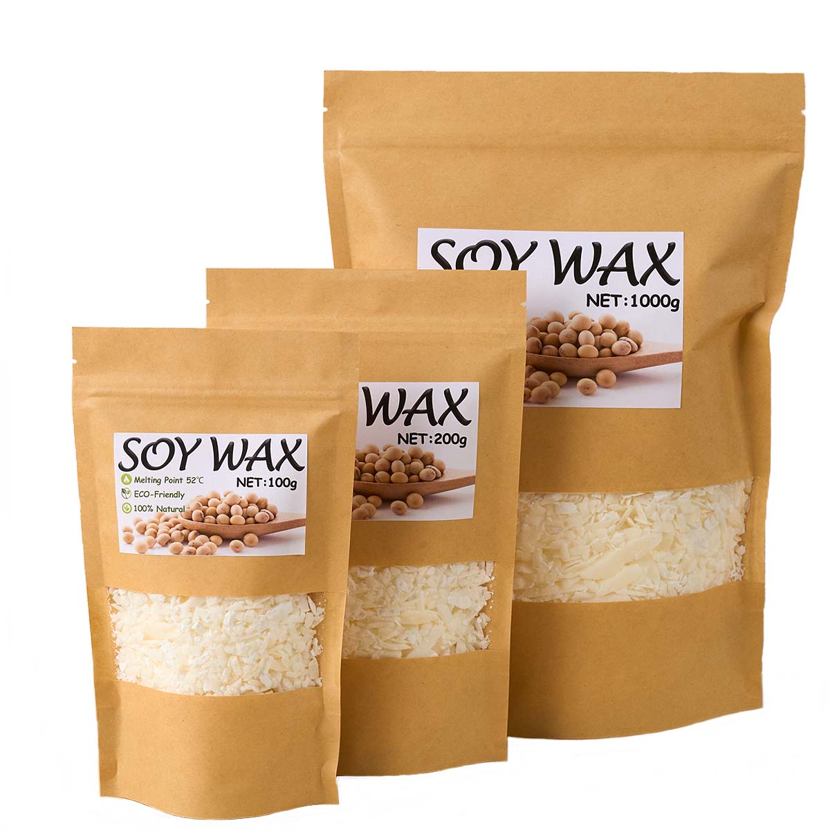 1 Pound Saf Beyaz Soya Balmumu - Candle Making Supplies Online incelemesi ve fiyatı